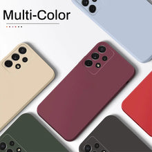 Load image into Gallery viewer, Case For Samsung Galaxy S24 S23 S22 S25 Ultra S24 FE A56 A55 A53 A54 A16 A17 5G S25 Edge Shockproof Liquid Silicone Phone Cover