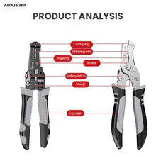 Load image into Gallery viewer, AIRAJ Wire Stripper Multitool Plier Crimper Cable Cutter Stripping Tool