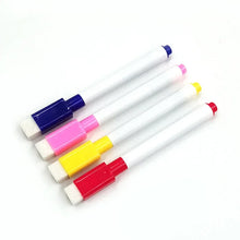 Load image into Gallery viewer, Water-Based Whiteboard Markers 4-Pack Random Colors Non-Erasable Highlighters