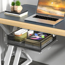 Load image into Gallery viewer, Invisible Storage Table Shelf Storage Box New Pull Out Storage Box Hanging Under Desk Drawer Large Capacity Undertable Drawer