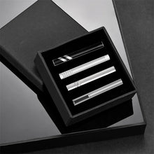 Load image into Gallery viewer, Minimalist Tie Clip &amp; Cufflinks Set for Men - Business Party Gift Box, Luxury Fashion