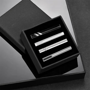 Minimalist Tie Clip & Cufflinks Set for Men - Business Party Gift Box, Luxury Fashion