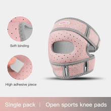 Load image into Gallery viewer, 1PC Pressurized Knee Wrap Sleeve Support Bandage Pad Elastic Braces Knee Hole Kneepad Safety Basketball Tennis Cycling