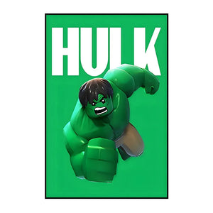 Marvel Wall Art Posters SpiderMan Iron Man Avengers Superhero Disney Kid Room Decor Cartoon Canvas Painting Picture Print