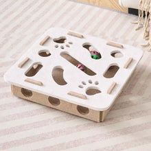 Load image into Gallery viewer, Pet Cat Puzzle Maze Holes Toys Felt Box With Bell Ball Kitten Playing Toys Interactive Funny  Cat Supplies