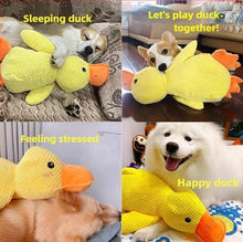 Load image into Gallery viewer, Calming Duck Toy for Dog,Soothing Plush Pet Toys with Sound Quack, Pet Interactive Companion, Chew-Resistant Chew Dogs Cat Toy