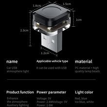 Load image into Gallery viewer, 1x Car USB Led Light mood lamp Plug Play Universal LED interior Atmosphere Light Auto Reading Lamp Decorations Decorative Strip