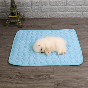 Pet Summer Cooling Ice Mat Breathable Dog Bed Cat Cooling Pad Pet Supplies