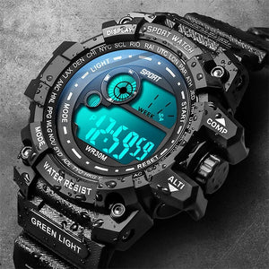 Men's LED Digital Sport Watch - Waterproof Military Army Fashion Timepiece