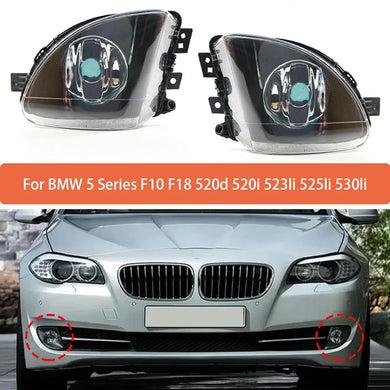 Fog Lights Without Bulbs For BMW 5 Series F10 F18 520d 520i 523Li 525Li 530Li 2010-2014