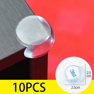 10PCS Transparent Anti-Collision Corner Guard - Child Safety Protector for Table Corners