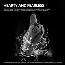 Load image into Gallery viewer, 1/2 X1 Bluetooth Motorcycle Helmet Intercom Headset For 2 Rider 1000M intercomunicador Moto Interphone Wireless Handsfree Call