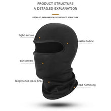Load image into Gallery viewer, Summer Tactical Balaclava Face Mask Summer Cooling Neck Gaiter Hiking Scarves Men Motorcycle Cycling Helmet Hood Sun Protection