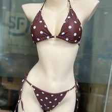 Load image into Gallery viewer, Summer Sexy Solid Mirco Bikini Sets Women Tie Side G-String Thong Swimsuit Female Bandage Bathing Suit Brazlian Swimwear Biquini