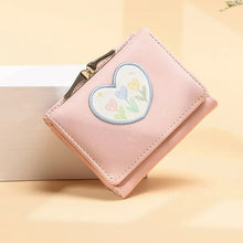 Load image into Gallery viewer, Cute Cat Design Women&#39;s Wallet Multi-Card Slot Money Clip Short Soft PU Leather