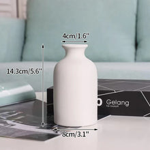 Load image into Gallery viewer, White Ceramic Vases Nordic Decorative Vasen Ornaments Home Living Room Decor Flower Arrangements Sketching Props Desktop Decor