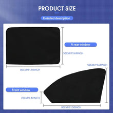 Load image into Gallery viewer, Double Sided Magnetic Car Sunshade Curtain Strong Sun Protection Summer Shade