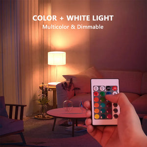 220V RGB LED Bulb - Colorful 5W 10W 15W Spotlight with IR Remote Control