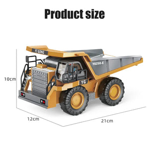 1:24 RC Alloy Dump Truck & Excavator - Heavy Engineering Toys for Boys