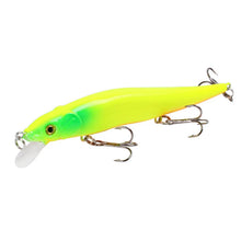 Load image into Gallery viewer, 1pc 4.52inch/0.49oz Plastic Simulation Lure, Minnow Hard Bait With 3 Treble Hooks, Artificial Bait For Pike Carp