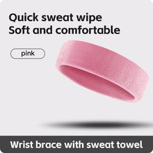 Load image into Gallery viewer, 1 PC Towel cloth Headband Sweat Bandage Sport Head Hair Band Workout Tennis Fitness Jog Basketball Running Sweatband Women Men