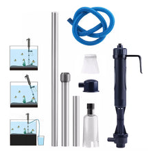 Load image into Gallery viewer, Aquarium Electric Cleaning Vacuum Water Filter Siphon Vacuum Cleaner Fish Tank Water Changer Gravel Cleaner Pump Water Filters
