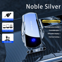 Load image into Gallery viewer, Car wireless charger Magnetic Cell Phone Holder Mobile Phone Stand in Car GPS Support 360° Rotatable Mount For iPhone Xiaomi