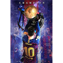 Load image into Gallery viewer, Messi &amp; Ronaldo Canvas Art – Football Star Wall Decor, Home Decoration Gift