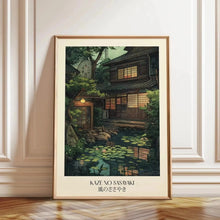 Load image into Gallery viewer, Retro Japanese Landscape Canvas Printing Asian Art Railway Wall Art Poster Modern Living Room Bedroom Bathroom Home Decor