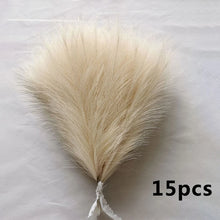 Load image into Gallery viewer, 15pcs Artificial Pampas Grass Bouquet - Wedding, Home &amp; Party Decoration Flowers