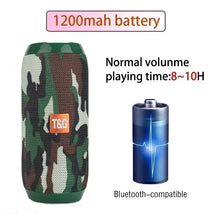 Load image into Gallery viewer, Portable Speaker Wireless  Bluetooth-compatible Subwoofer Outdoor Waterproof Loudspeaker Stereo Surround Support FM RadioTF