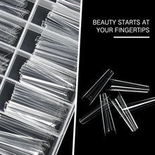 Load image into Gallery viewer, 100Pcs XXL French Coffin False Nail Tips Gel Nail Extension Manicure Kit