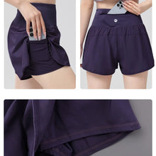 Load image into Gallery viewer, DRUR Women Yoga Shorts High Waist Double Layer Running Gym Shorts With Pocket Summer Sportswear Fitness Clothes Jogger Short New