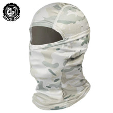 Load image into Gallery viewer, MusionTactical Balaclava Full Face Mask Quick-dryHiking Cycling Camping Hunting AirsoftHood Cap Bike Head Cover Summer Men Women