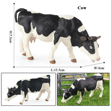 Load image into Gallery viewer, Cute Farm Animals Milk Cow Cattle Calf Angus Bull OX Buffalo Model Action Figures Toy