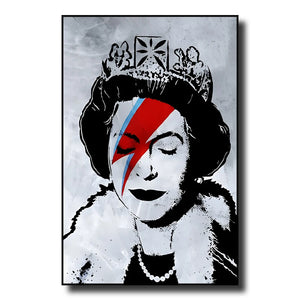 Banksy Street Graffiti Decorative Canvas Painting Art Poster Abstract Figure Mural Room Wall Decoration Prints
