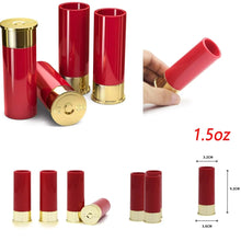 Load image into Gallery viewer, 4PCS 12 Gauge Shell Shot Glasses - Shotgun-Shaped Plastic Drinking Cup Set for Bar &amp; Hunting