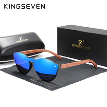 Load image into Gallery viewer, KingSeven Bubinga Polarized Wooden Sunglasses Men&#39;s Fashion Sun Glasses