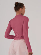 Load image into Gallery viewer, Fitfemme Sports Jacket Women Zip Fitness Yoga Shirt Winter Warm Gym Top Activewear Running Coats Workout Clothes For Cycling