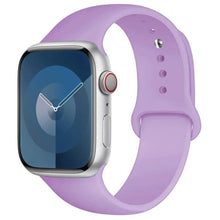 Load image into Gallery viewer, Silicone Band For Apple Watch strap 44mm 45mm 40mm 41mm 42-38mm 45 mm sport bracelet iwatch series 8 7 6 5 4 3 SE 9 Ultra 2 49mm