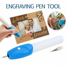 Load image into Gallery viewer, Mini Electric Engraving Pen DIY Carving Tool for Wood Metal Glass Stone Plastic