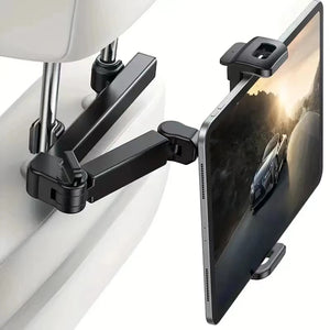 Telescopic Car Rear Pillow Phone Tablet Holder Stand 4-11 Inch Headrest Mount