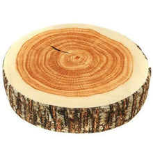 Load image into Gallery viewer, Stump Cushion Creative Big Willow Tree Dummy Wood Block Log Texture Cylindrical Shape Pillow Cushion Sofa Round Stump Shape
