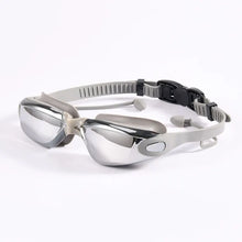 Load image into Gallery viewer, Swimming Goggles Adult Myopia Swimming Goggles One-piece Earplugs Electroplating Anti-fog High-definition Swimming Goggles