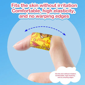 120pcs Cartoon Animal Pattern Band-Aids - Hemostasis Adhesive Bandages for Kids Wound Care