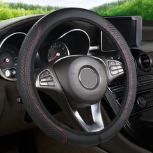 Load image into Gallery viewer, Steering Wheel Cover Anti Slip Breathable Steering Cover Universal Microfiber PU Leather Steer Wheel Protector No inner circle