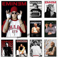 Eminem Posters And Prints Great Rap Singer Canvas Painting Music Star Wall Art Picture Ideal for Home Decor