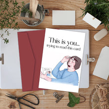 Load image into Gallery viewer, 1pcs Funny Birthday Card Suitable for Elders,Humor Birthday Greeting Card Suitable for Parents The Elderly,Unique Gifts Card