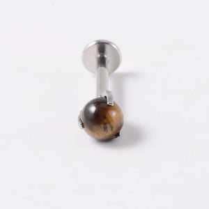 Surgical Steel Stone Stud Earring Tragus Helix Daith Cartilage Piercing