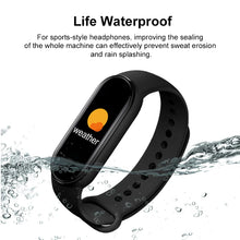 Load image into Gallery viewer, M6 Smart Watch Men Women Fitness Smart Bracelet Sports Band Heart Rate Blood Pressure Monitor Waterproof Multi-function Watches